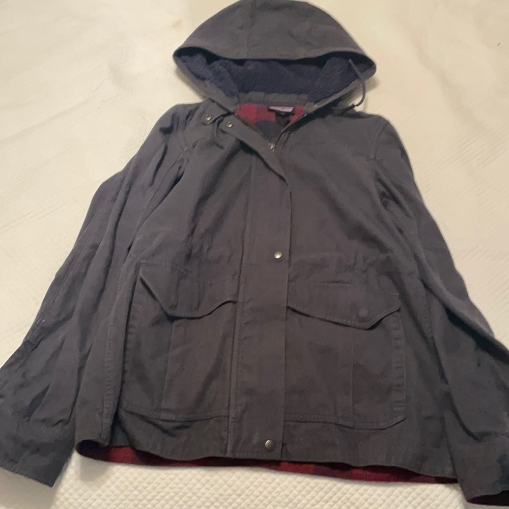 Patagonia Utility Jacket in Grey and Plaid